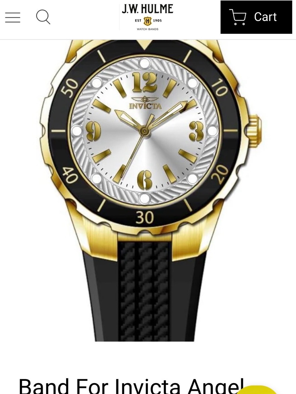Invicta Angel Unisex
Watch - 38mm, Black (48852) - Picture 6 of 6